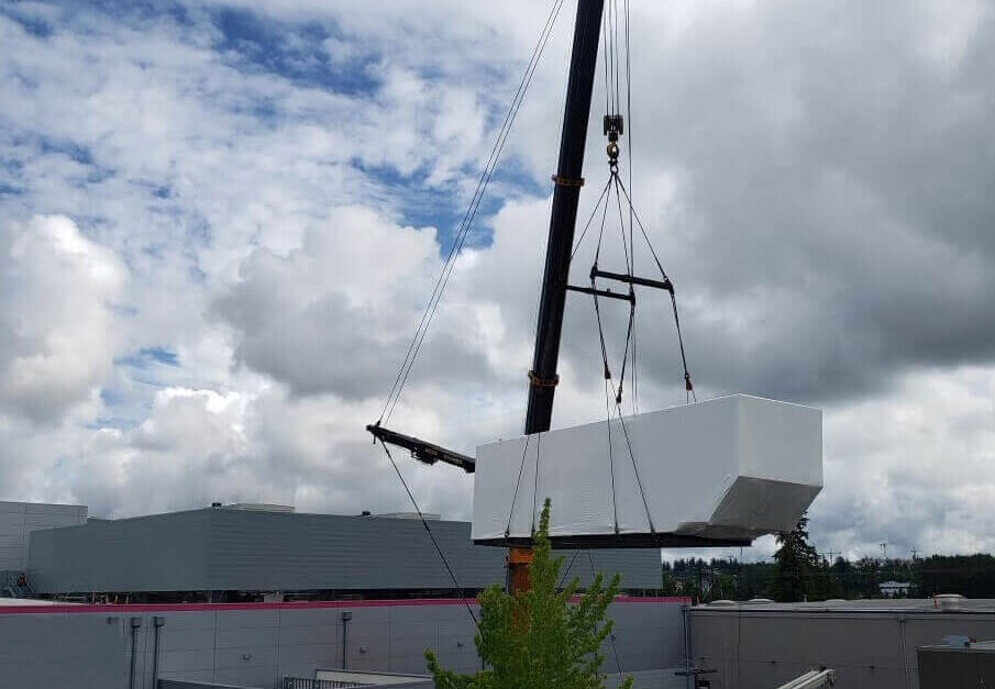 Bellevue east lab generator installation