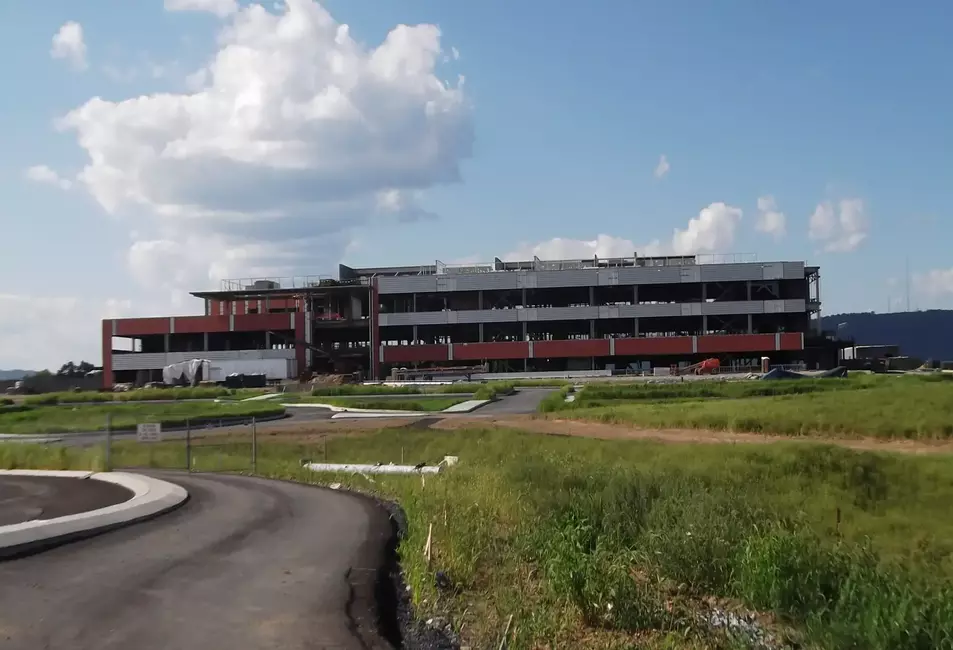 PA state credit union under construction